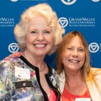 marcia and friend at photo booth